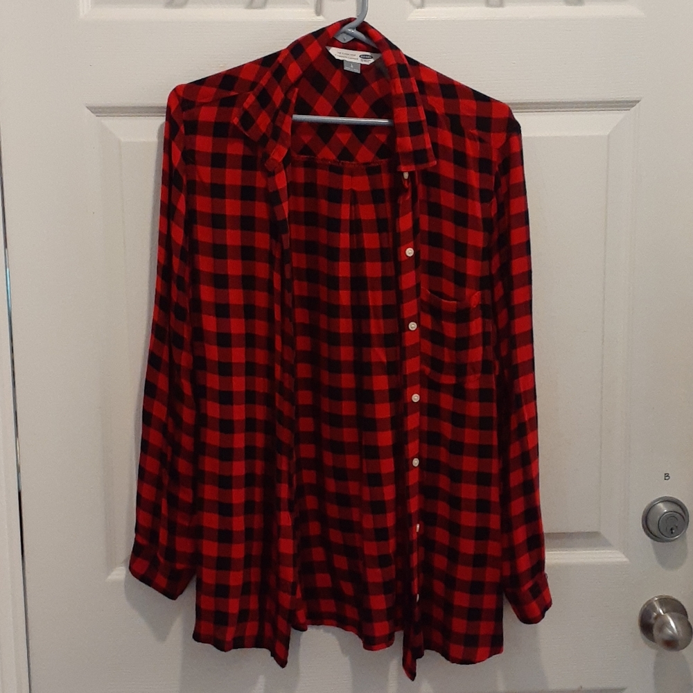 Old Navy Buffallo Check Flannel Size Large